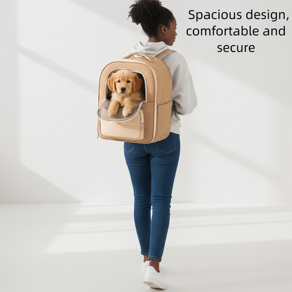 Portable Pet Carrier Backpack — Breathable Travel Bag for Cats & Dogs