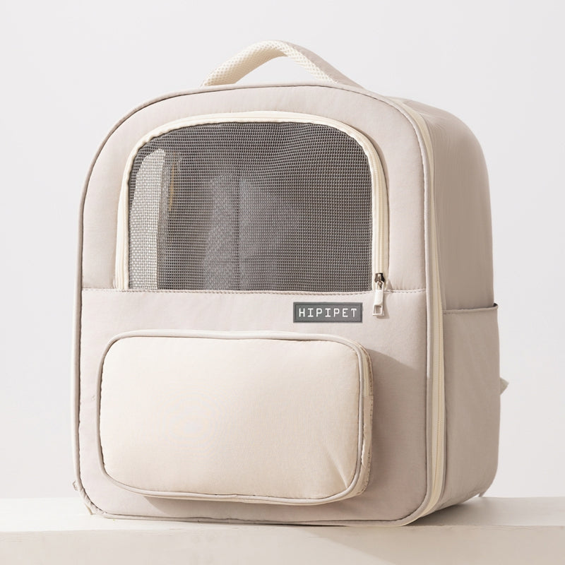 Portable Pet Carrier Backpack — Breathable Travel Bag for Cats & Dogs