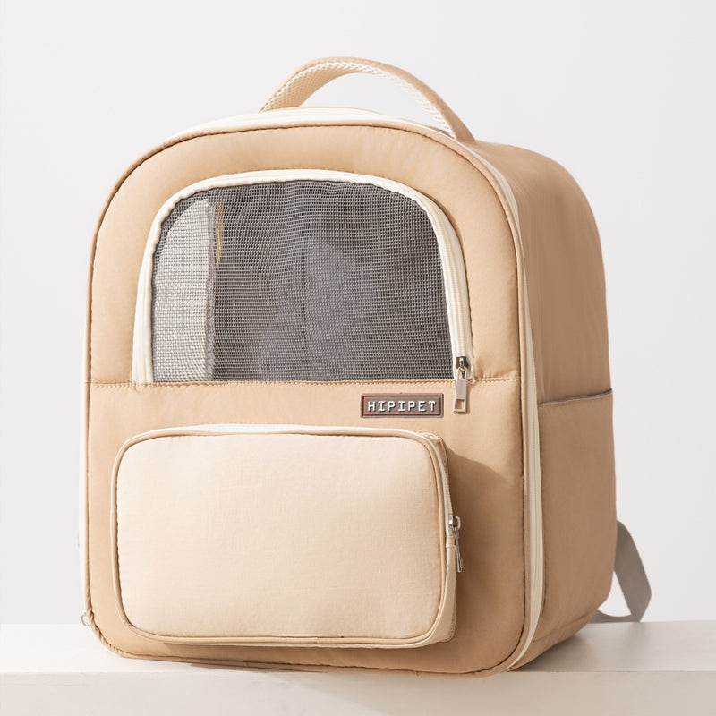 Portable Pet Carrier Backpack — Breathable Travel Bag for Cats & Dogs