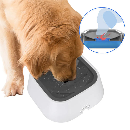 Anti-Spill Floating Water Bowl for Cats & Dogs
