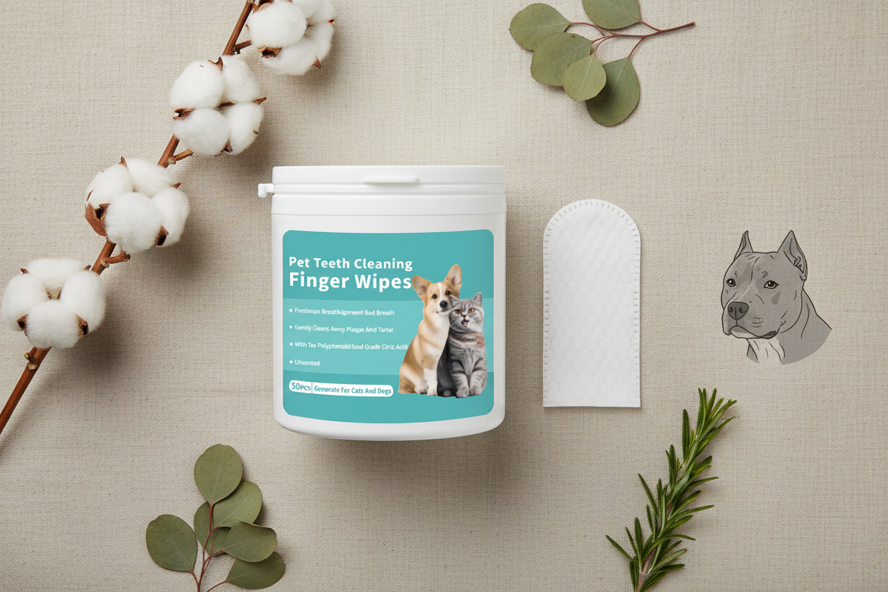 Ear & Teeth Cleaning Wipes — Fresh from Nose to Tail