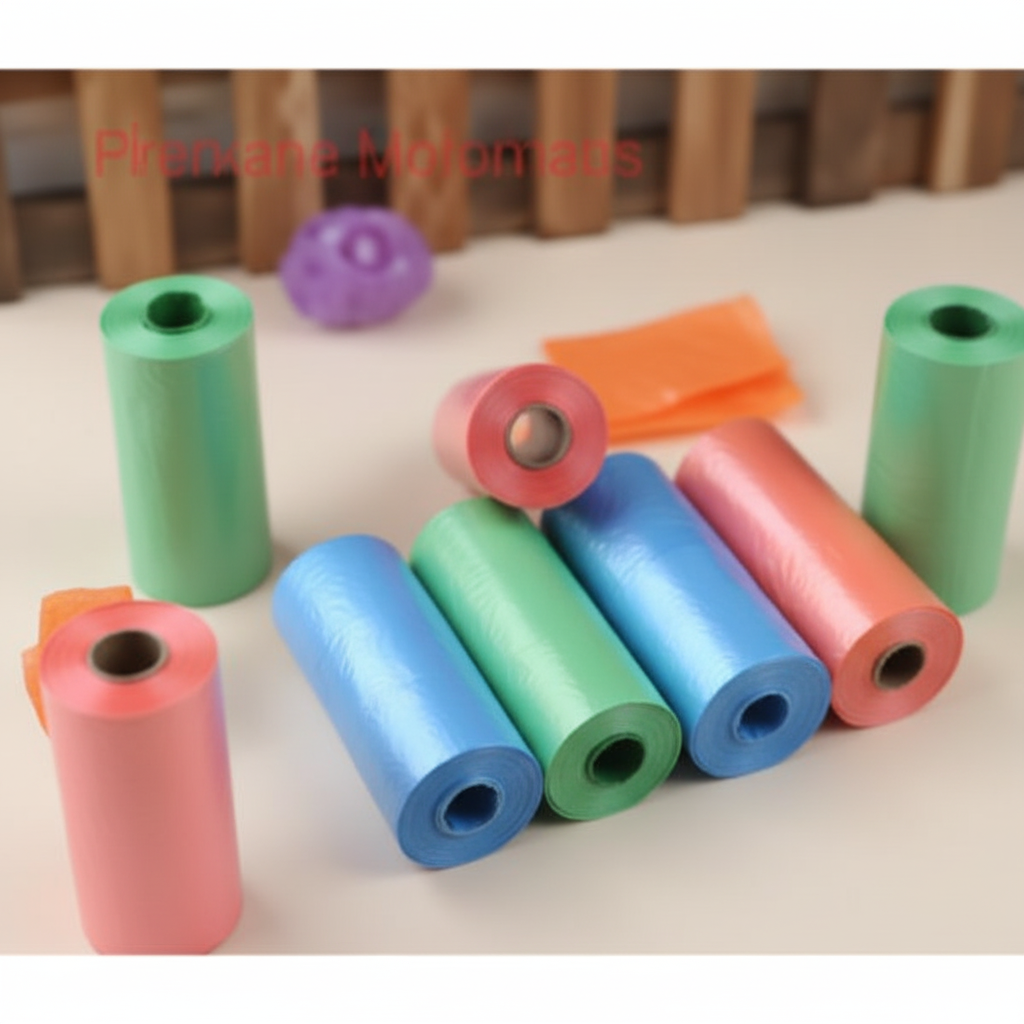 Sacs poubelles chien colorés - studio