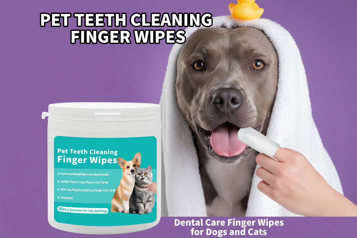Ear & Teeth Cleaning Wipes — Fresh from Nose to Tail